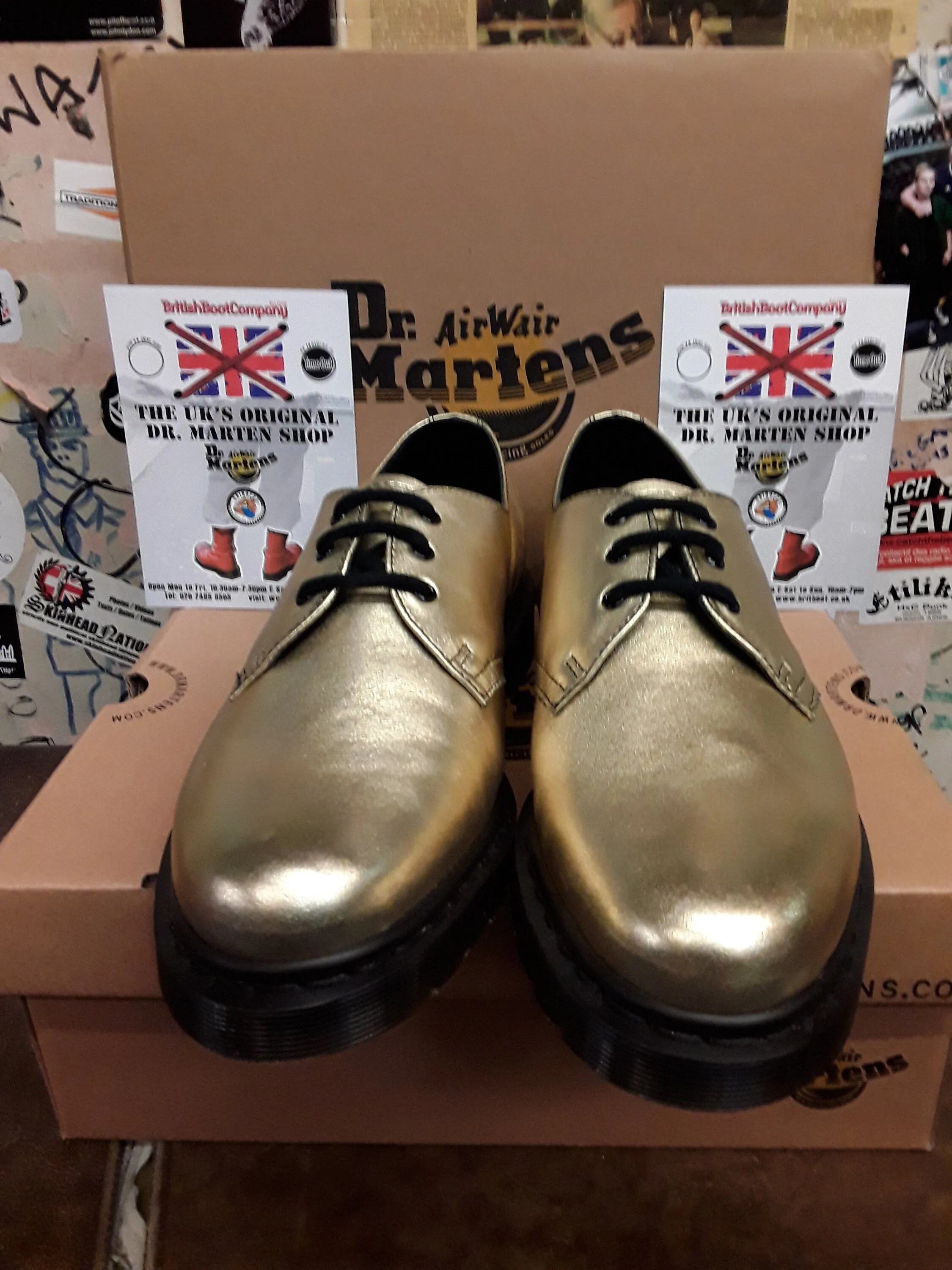 Dr Martens 1461 Gold Nappa Sizes 6 and 7