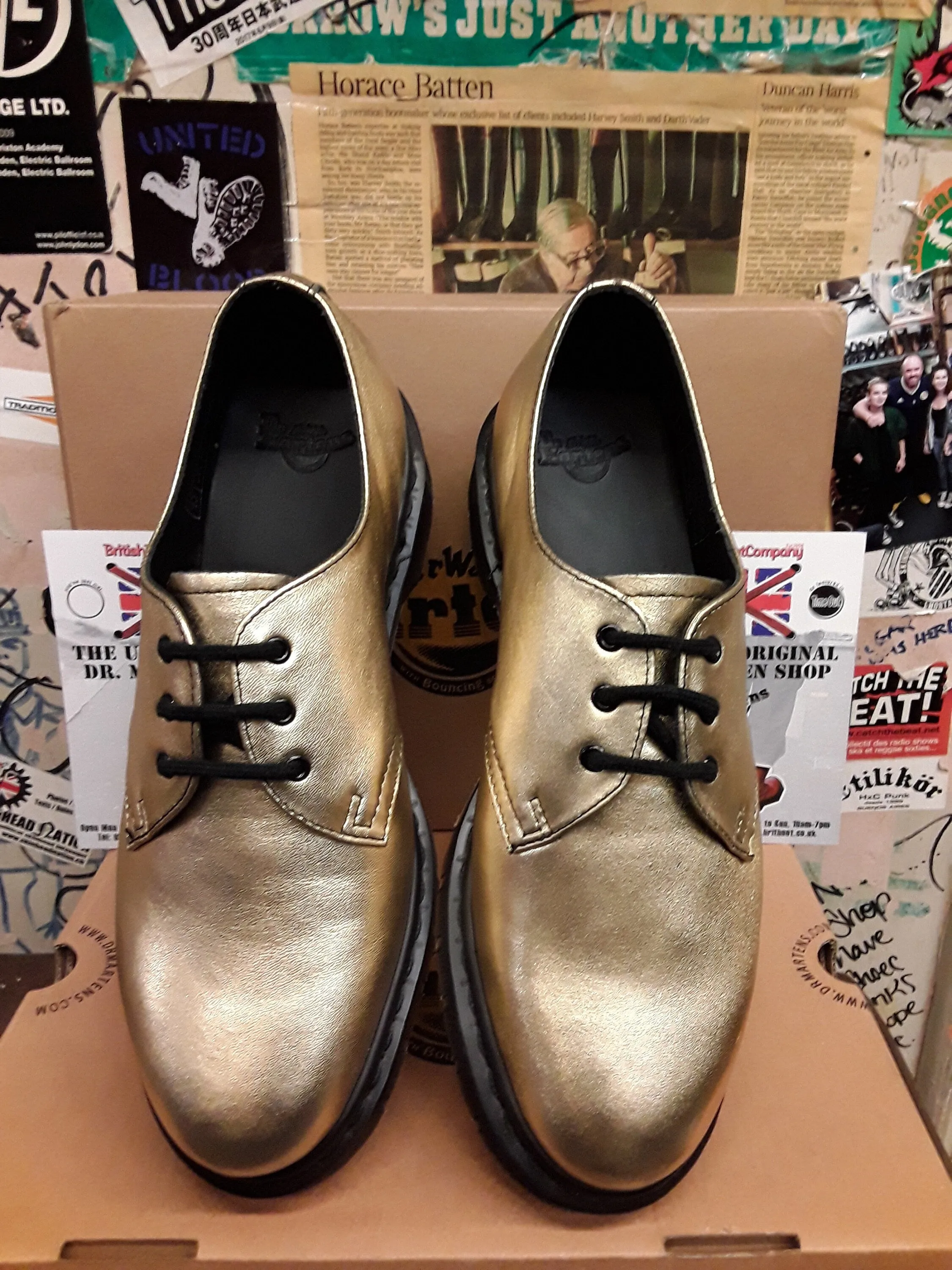 Dr Martens 1461 Gold Nappa Sizes 6 and 7