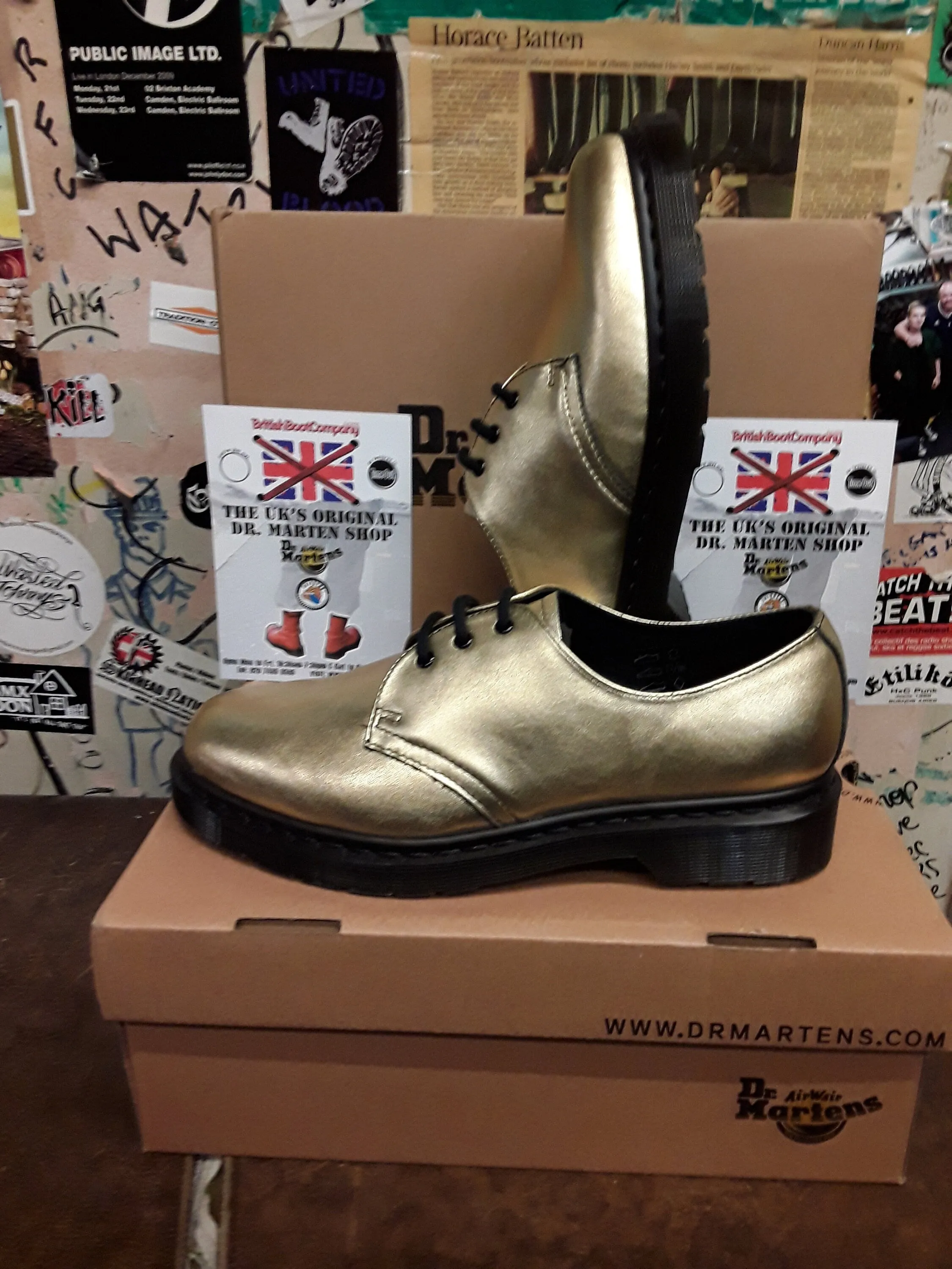 Dr Martens 1461 Gold Nappa Sizes 6 and 7