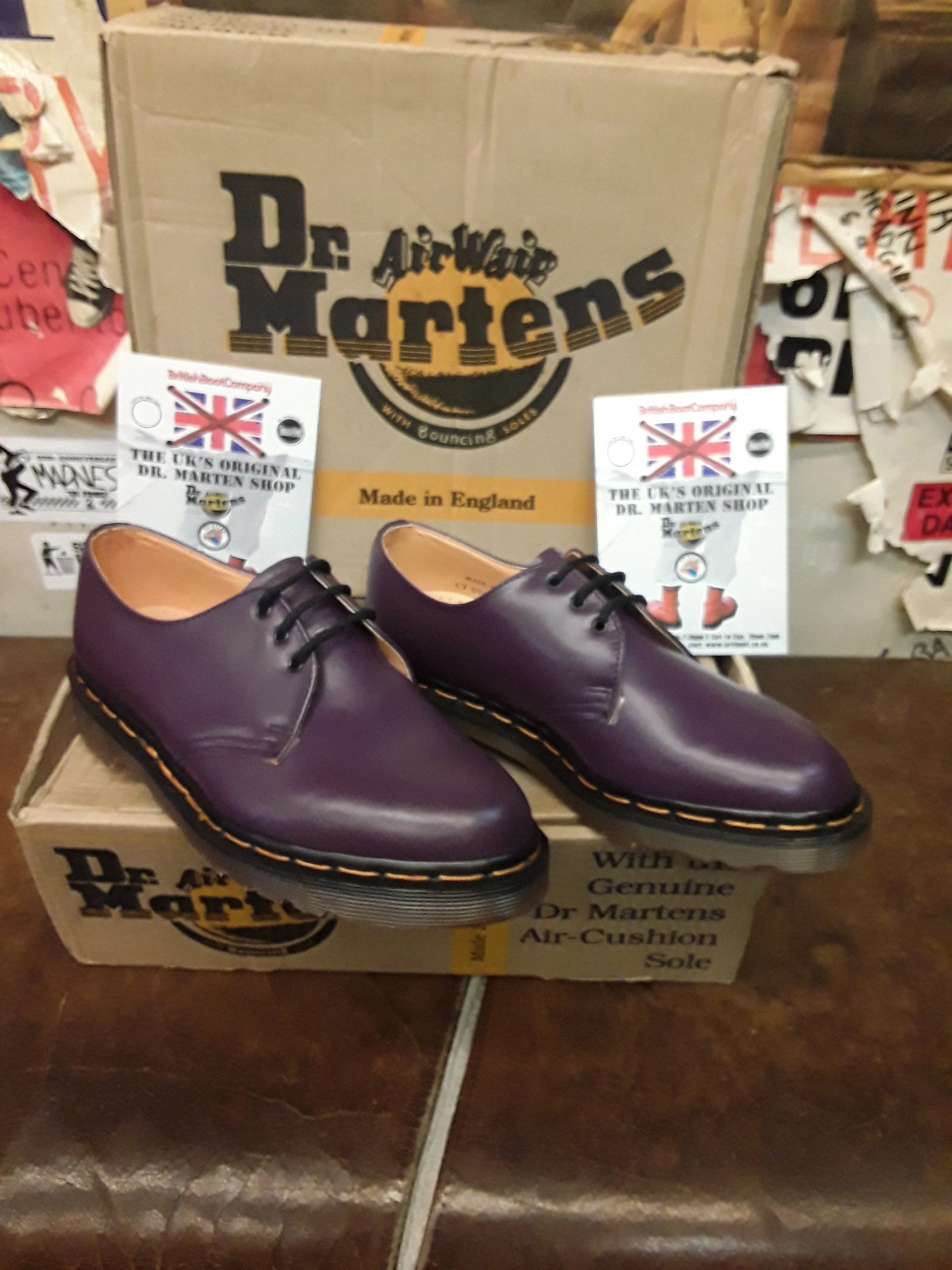 Dr Martens 1461 Made in England Purple Size 6