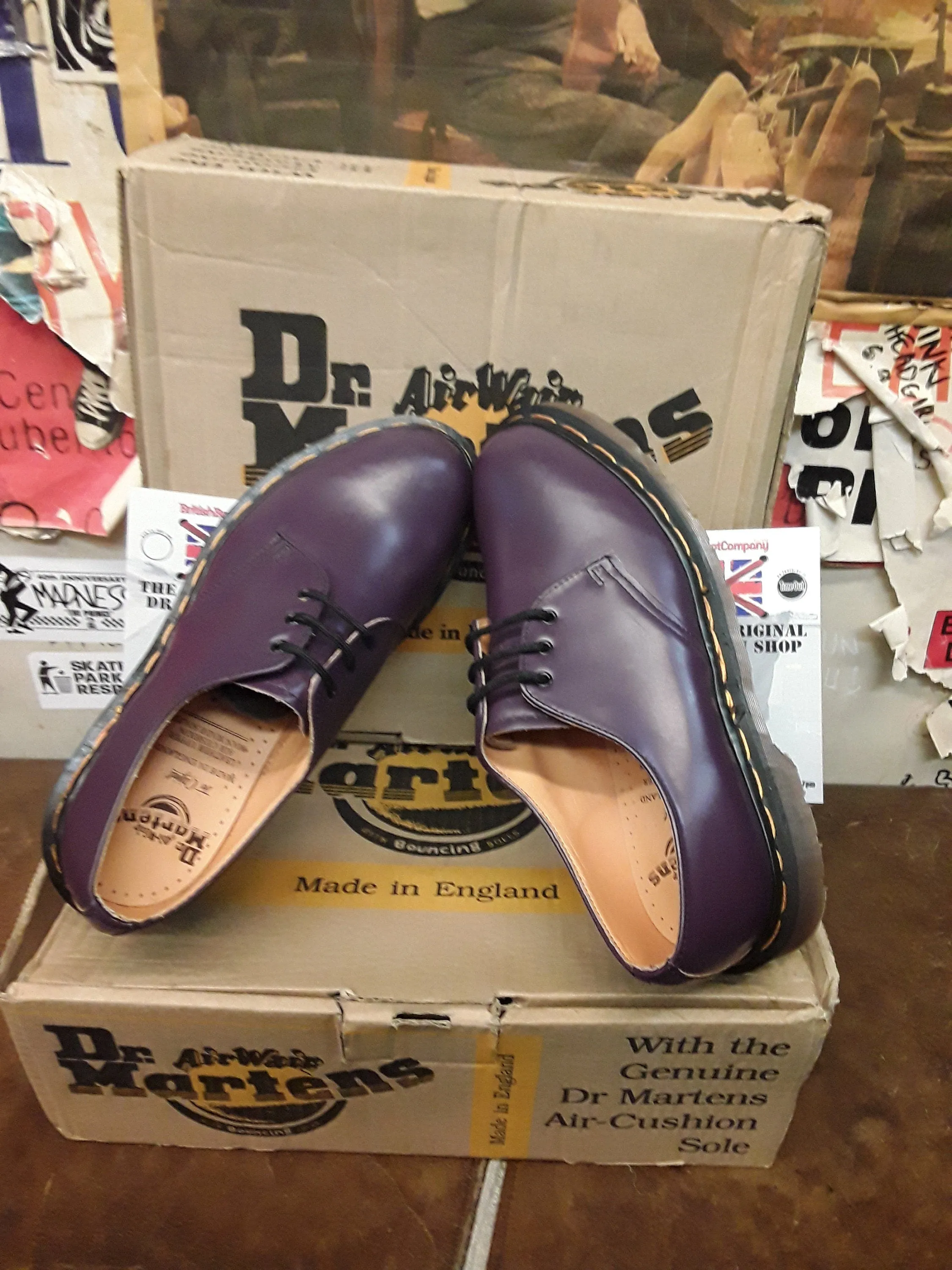 Dr Martens 1461 Made in England Purple Size 6