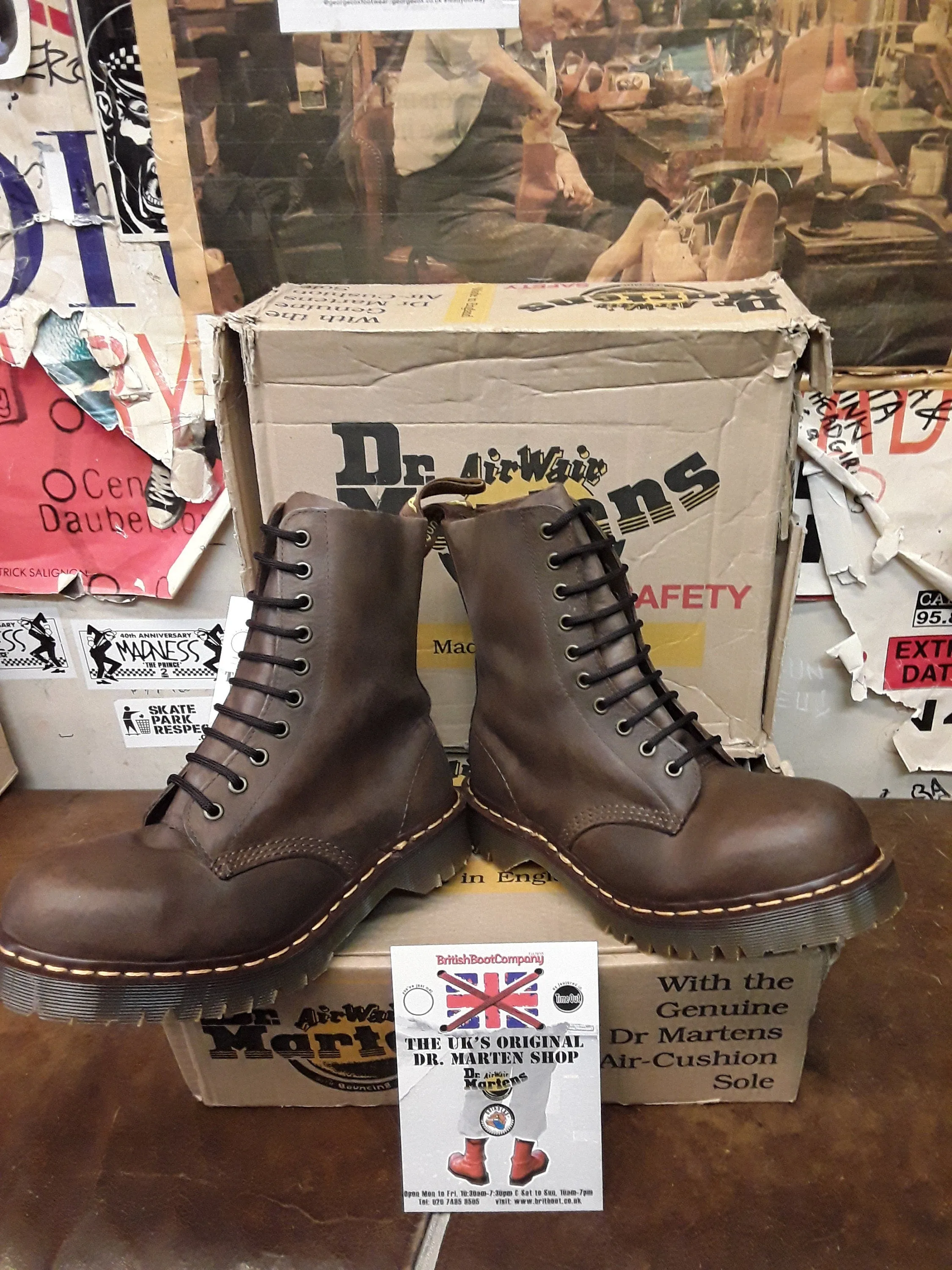 Dr Martens 1919 Made in England Gaucho 10 Hole Size 5