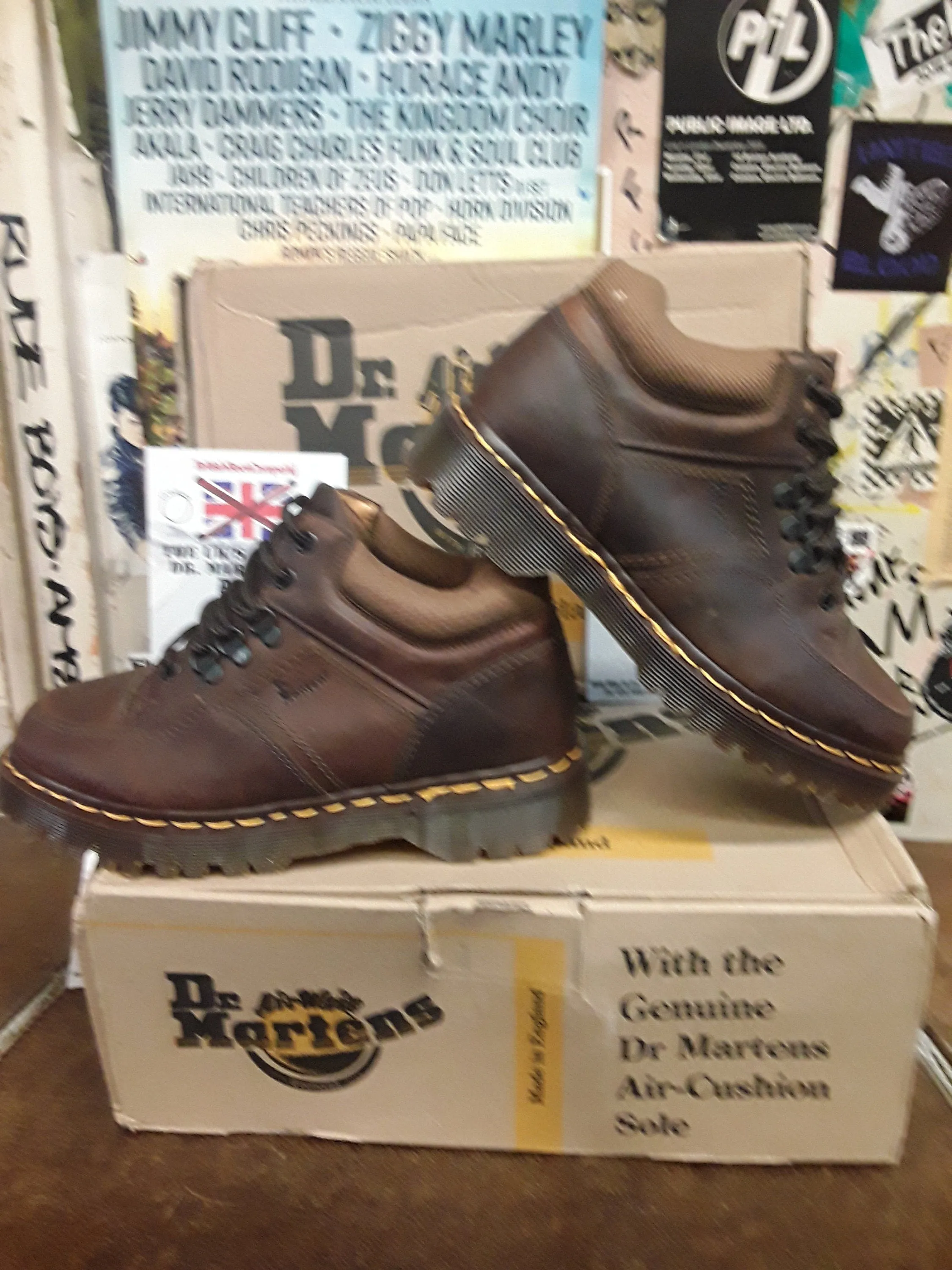 Dr Martens 2128 Aztec Crazy Horse Made in England Size 5