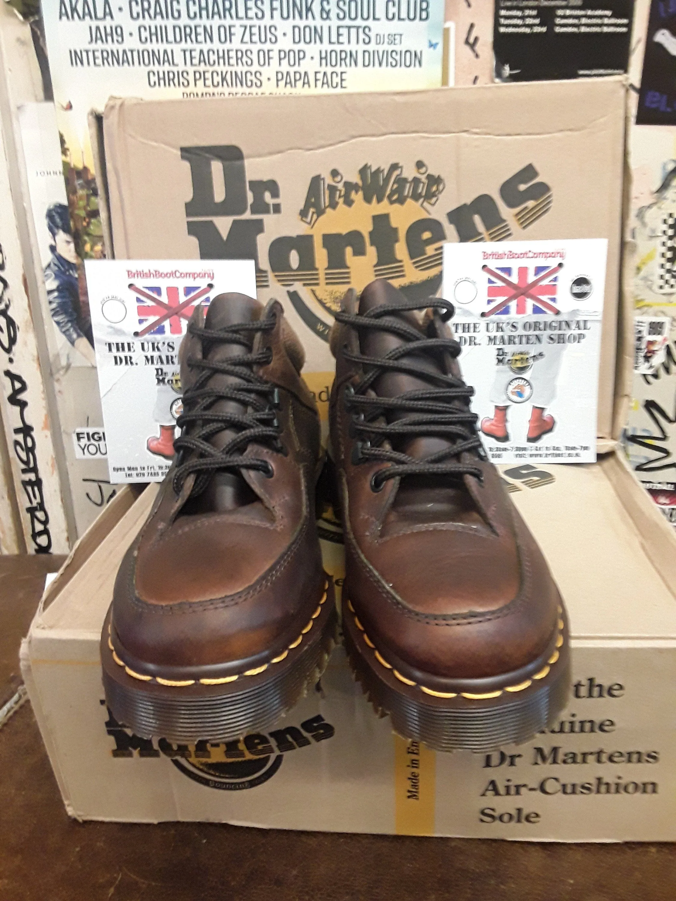 Dr Martens 2128 Aztec Crazy Horse Made in England Size 5