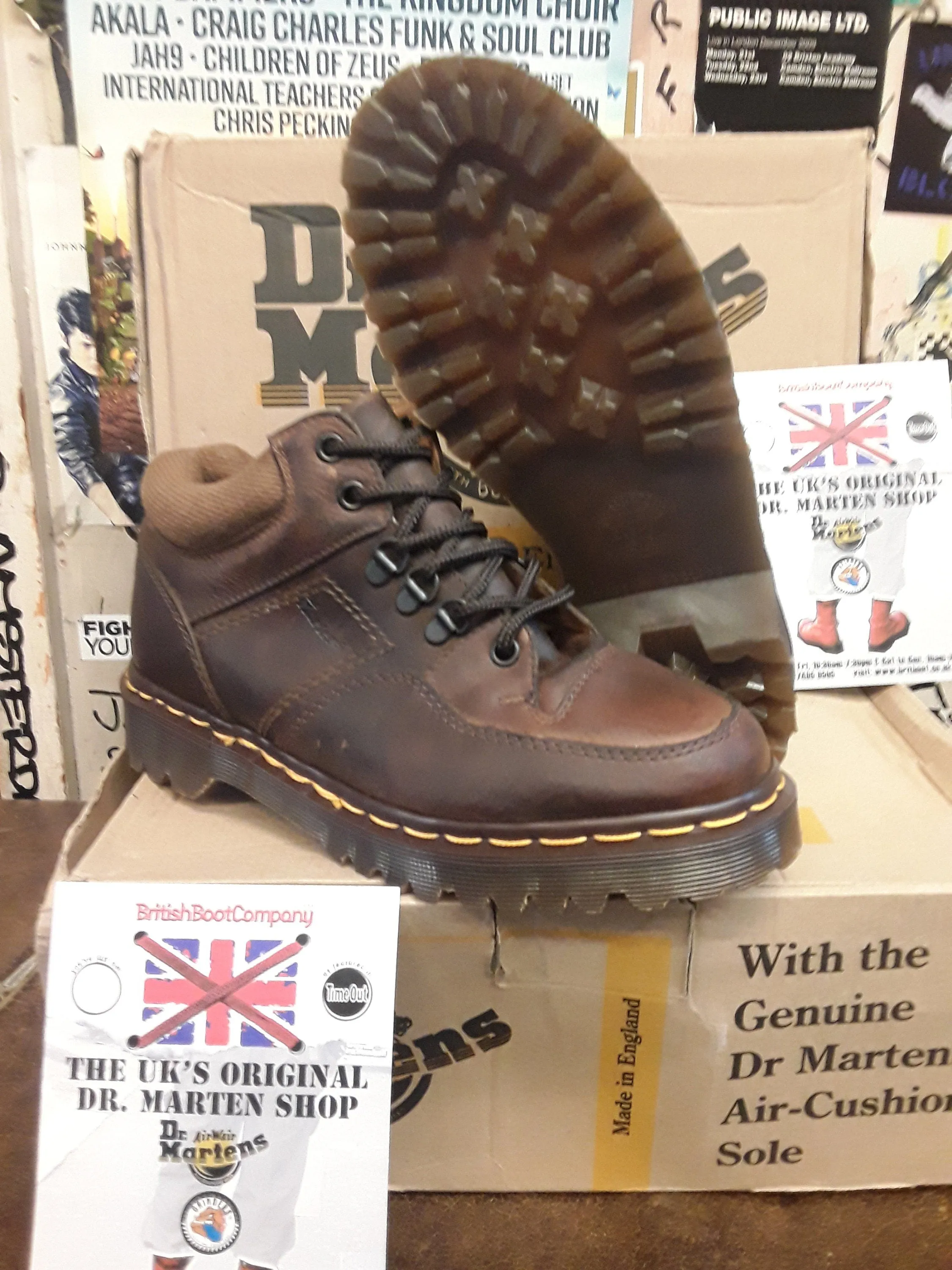 Dr Martens 2128 Aztec Crazy Horse Made in England Size 5