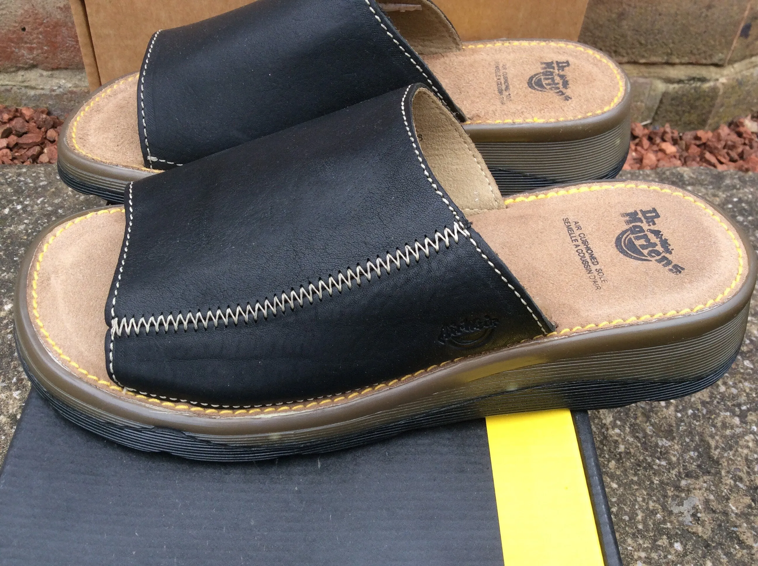 Dr Martens 5a55 Made in England Black Mule Sizes 7 and 8