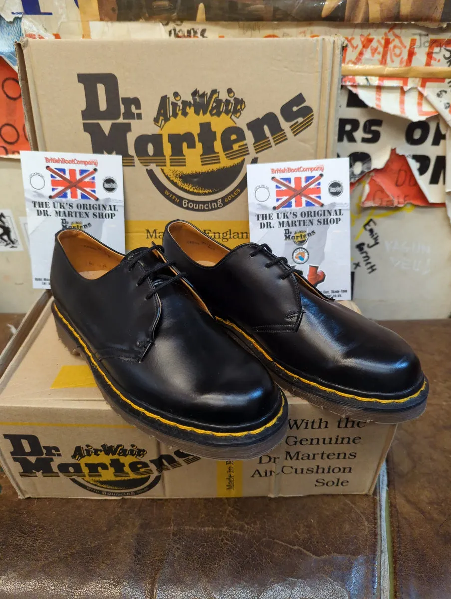 Dr Martens 7967 Made in England Black 3 Hole Shoe Various Sizes