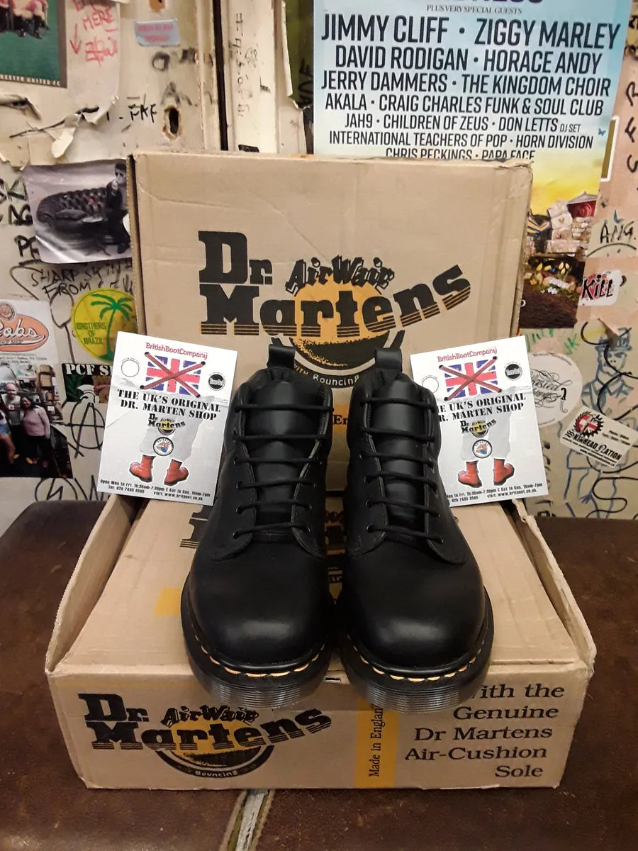 Dr Martens 8315 Made in England Black Greasy 6 Hole Size 7