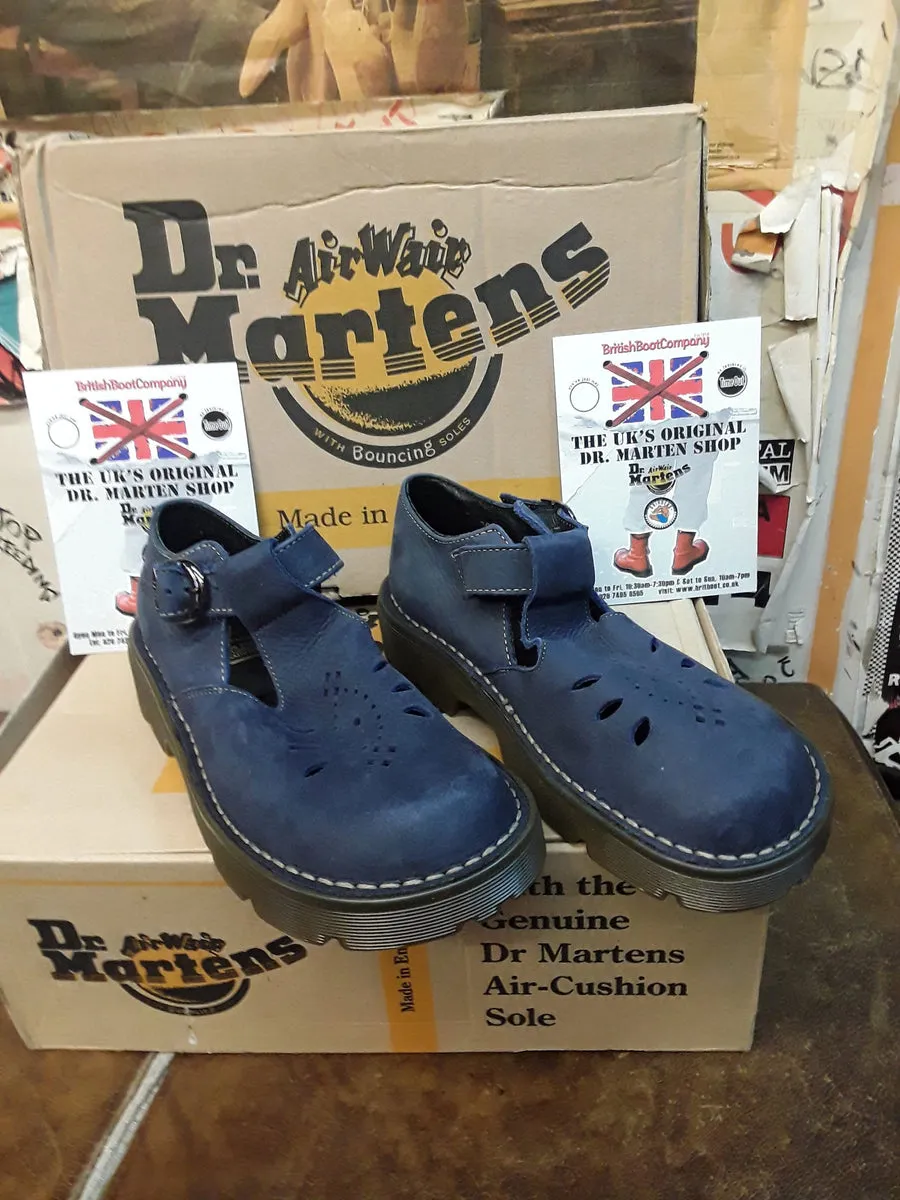 Dr Martens 8610 Made in England Blue Buckskin Size 4