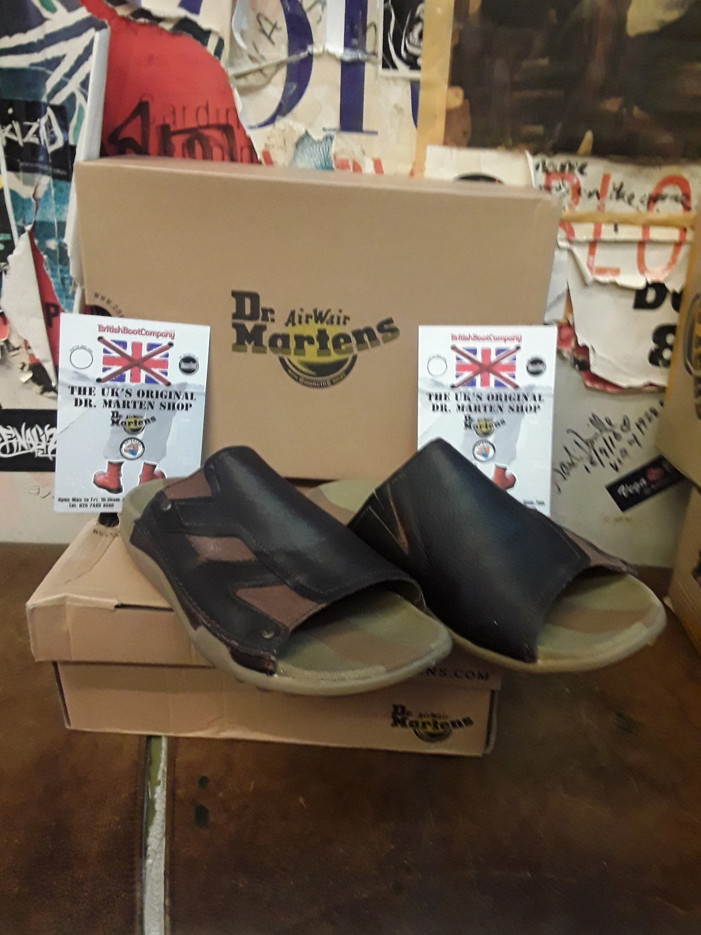 Dr Martens 8c35 Mens Brown Sandal Size 10