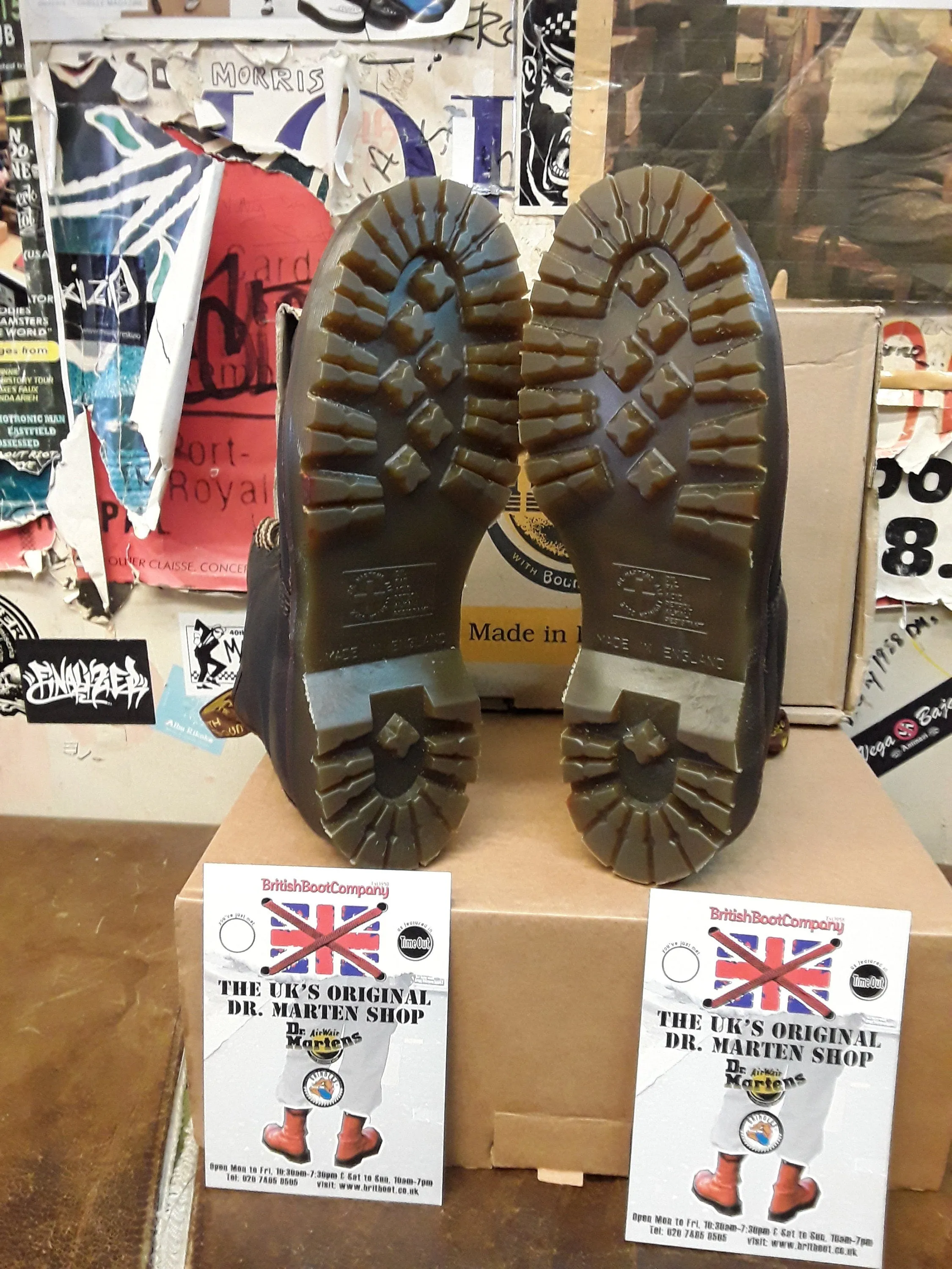 Dr Martens Chocolate Commando Waxy Suede 8 hole , 8338z , Bex sole. Made in England, SIZES available 4-12(vintage stock)