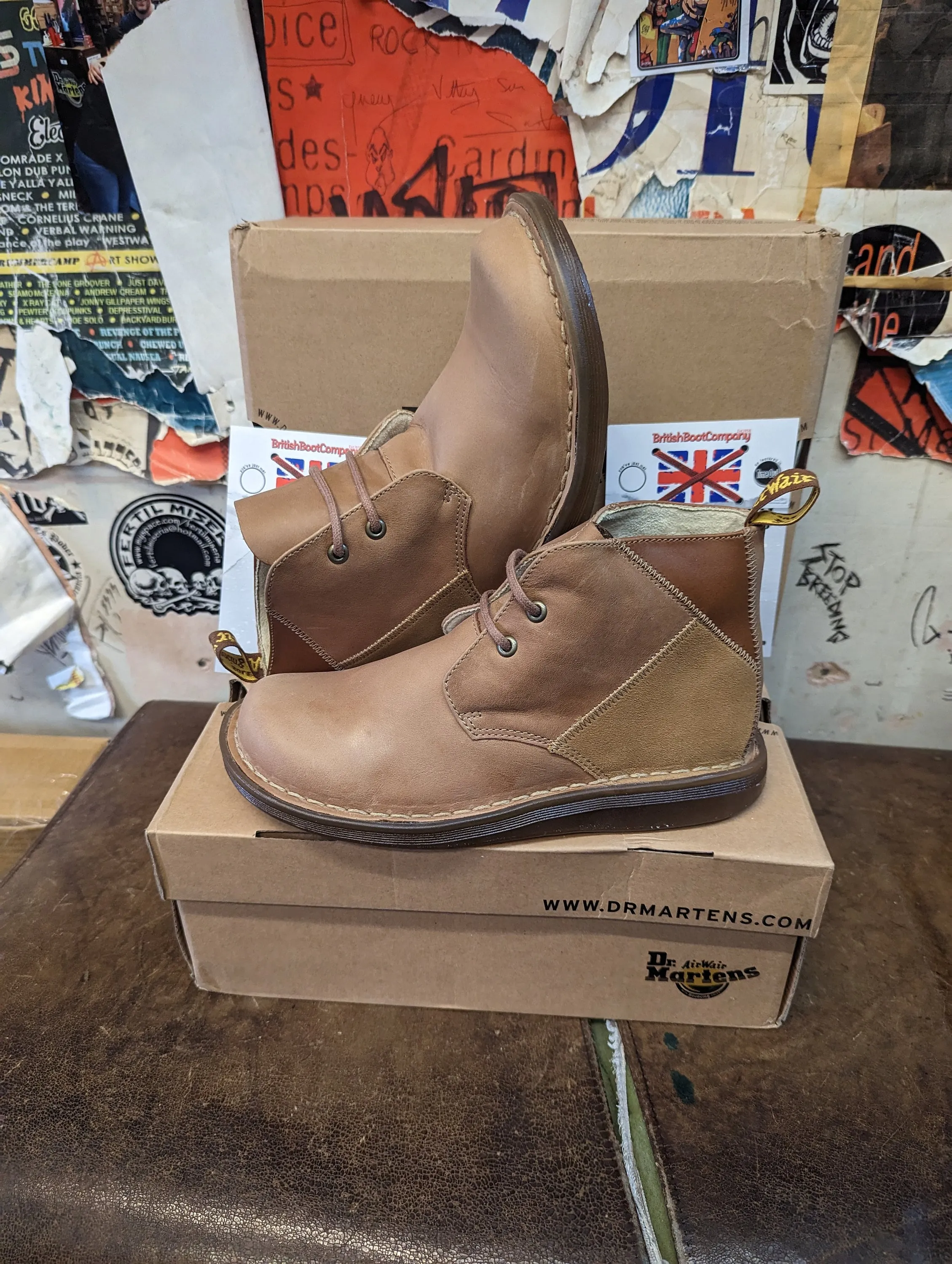 Dr Martens Paloma Beige Buckskin Various Sizes