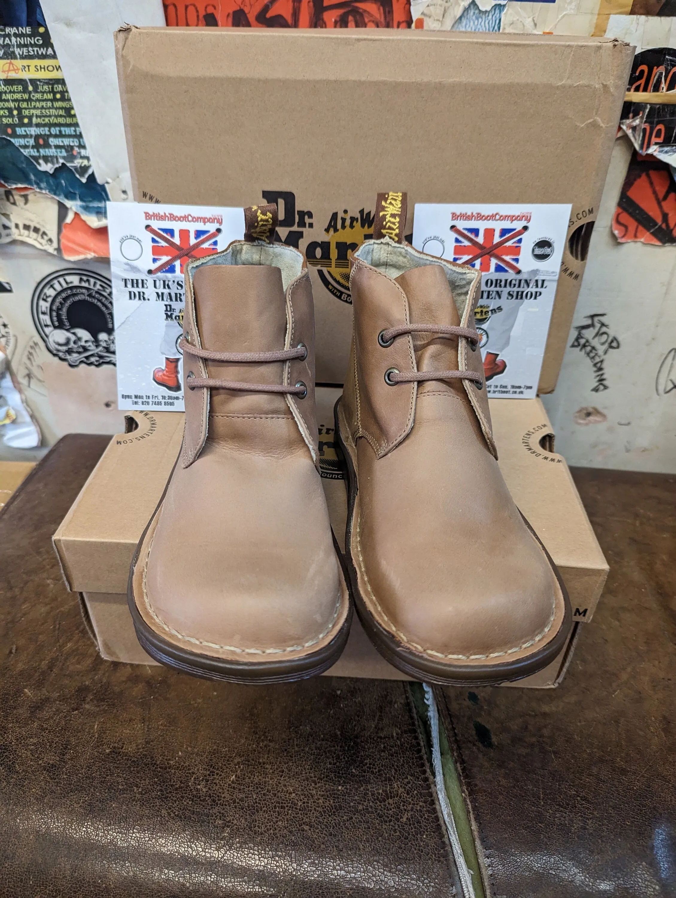 Dr Martens Paloma Beige Buckskin Various Sizes