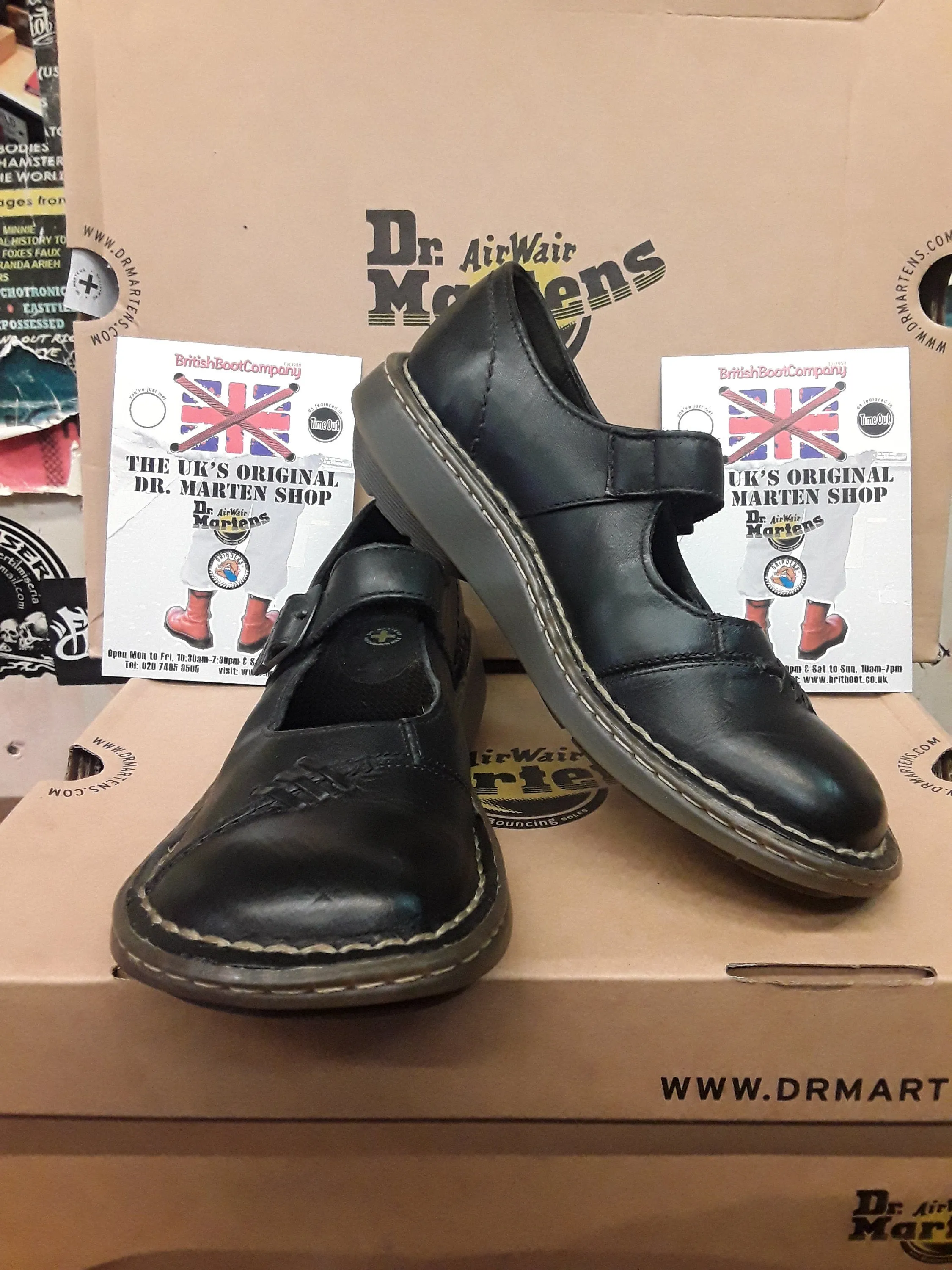 Dr Martens vintage Mary Jane's, Mel sole, Size UK 4