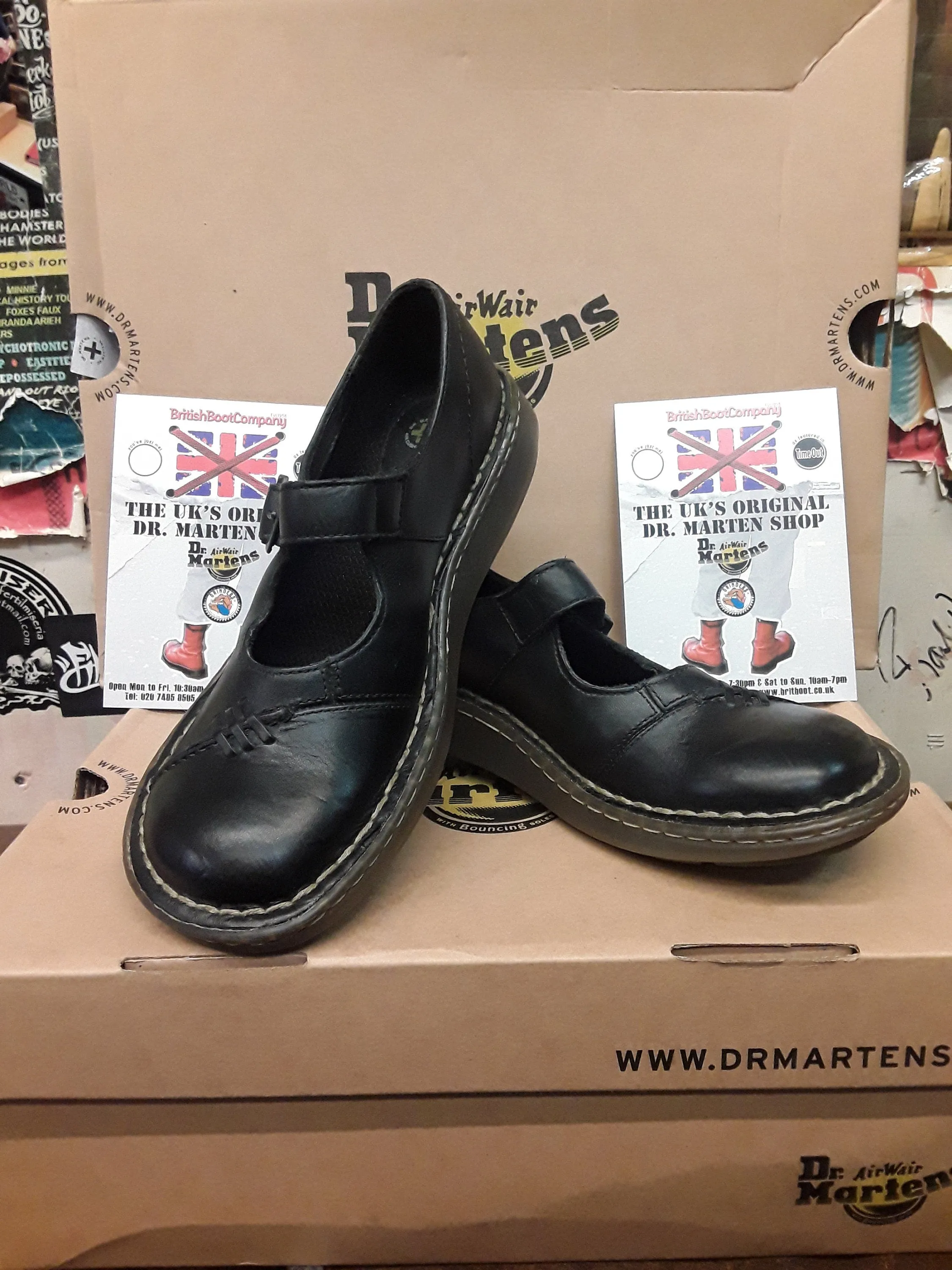 Dr Martens vintage Mary Jane's, Mel sole, Size UK 4