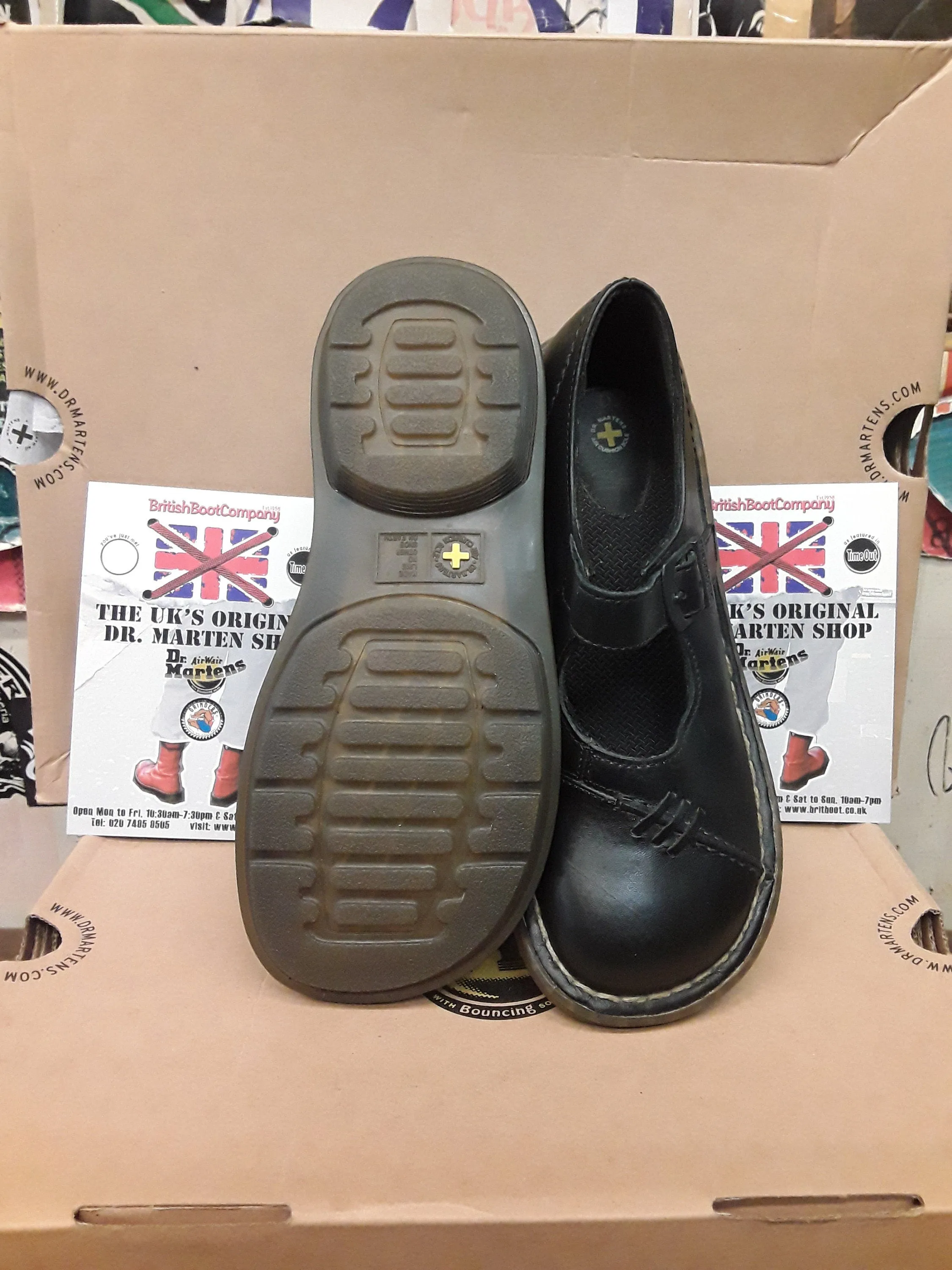 Dr Martens vintage Mary Jane's, Mel sole, Size UK 4