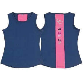 EquiStar Kids' Active Rider Tank - Midnight