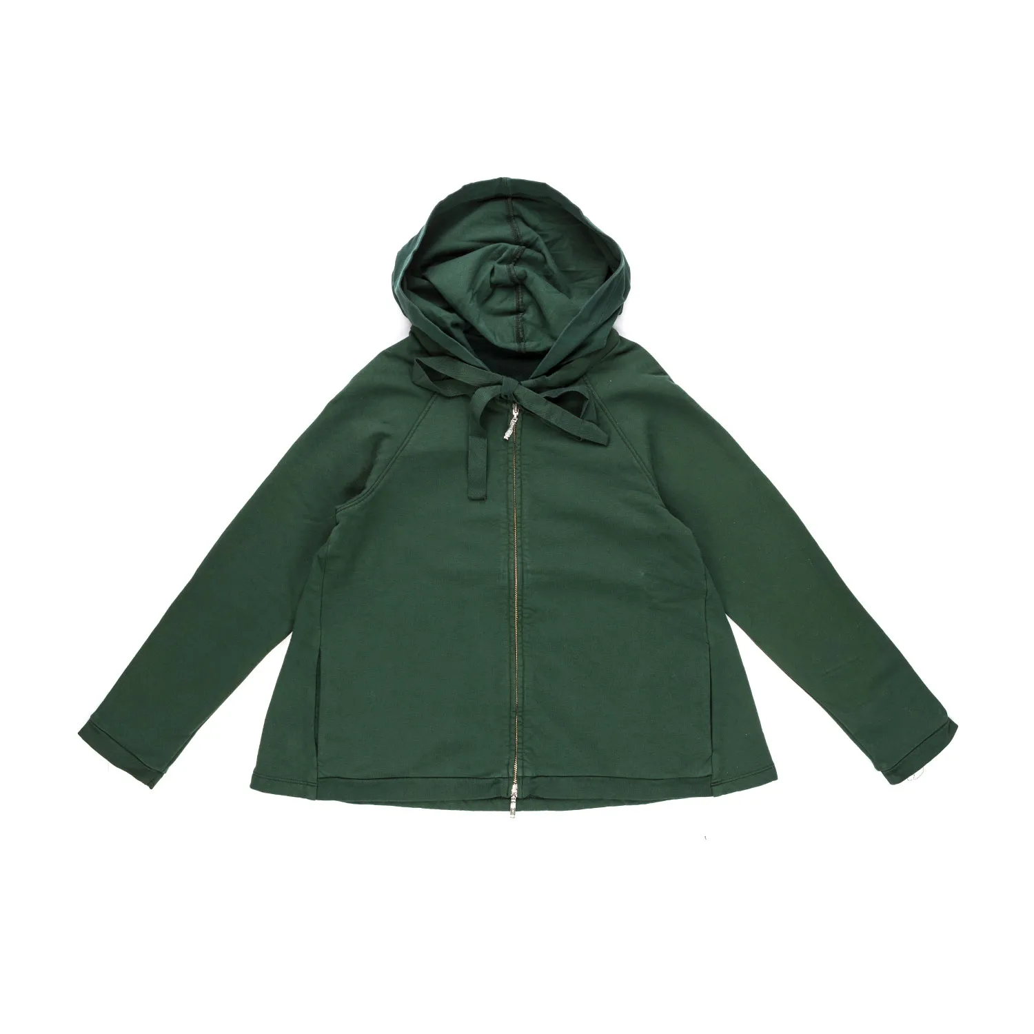 European Culture Girl Dark Green Hoodie