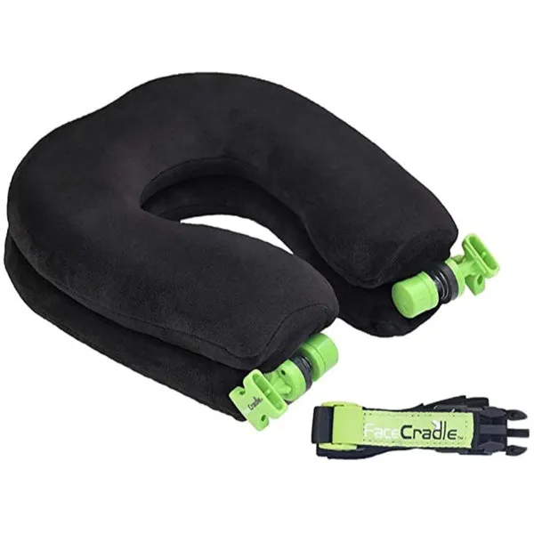 Face Cradle Lite Travel Pillow Black Blacksize Small