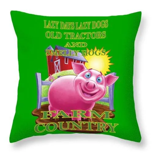 Farm Country - Throw Pillow