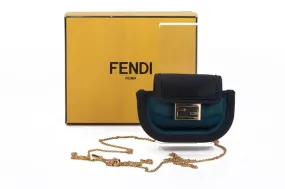 Fendi Micro Necklace Silk Bag NIB