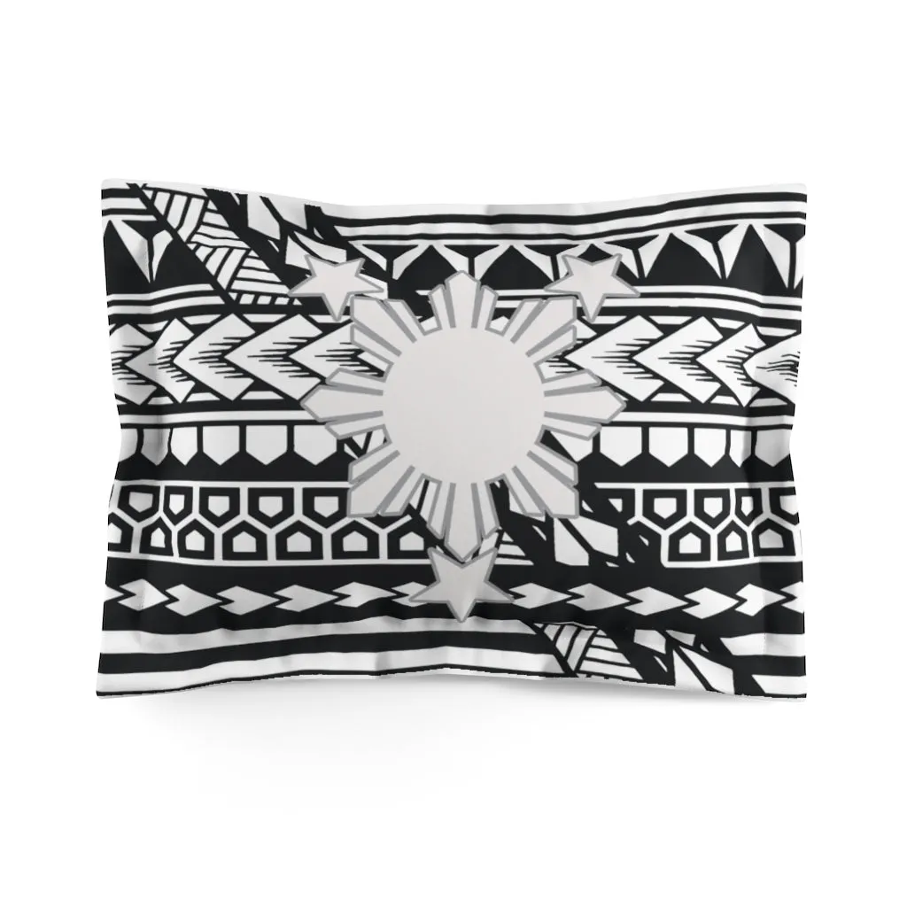 Filipino Tribal Microfiber Pillow Sham