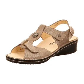 Finn Comfort Adana Women's Sandals - Elegant Gold Design, Comfort & Style