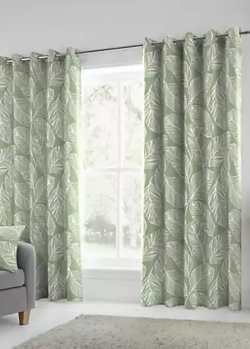 Fusion Matteo Eyelet Lined Curtains | Kaleidoscope