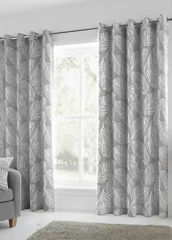 Fusion Matteo Eyelet Lined Curtains | Kaleidoscope