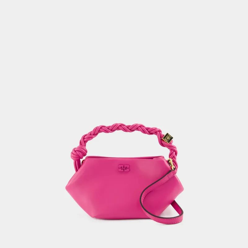 Ganni Bou Mini Crossbody - Ganni - Leather - Pink