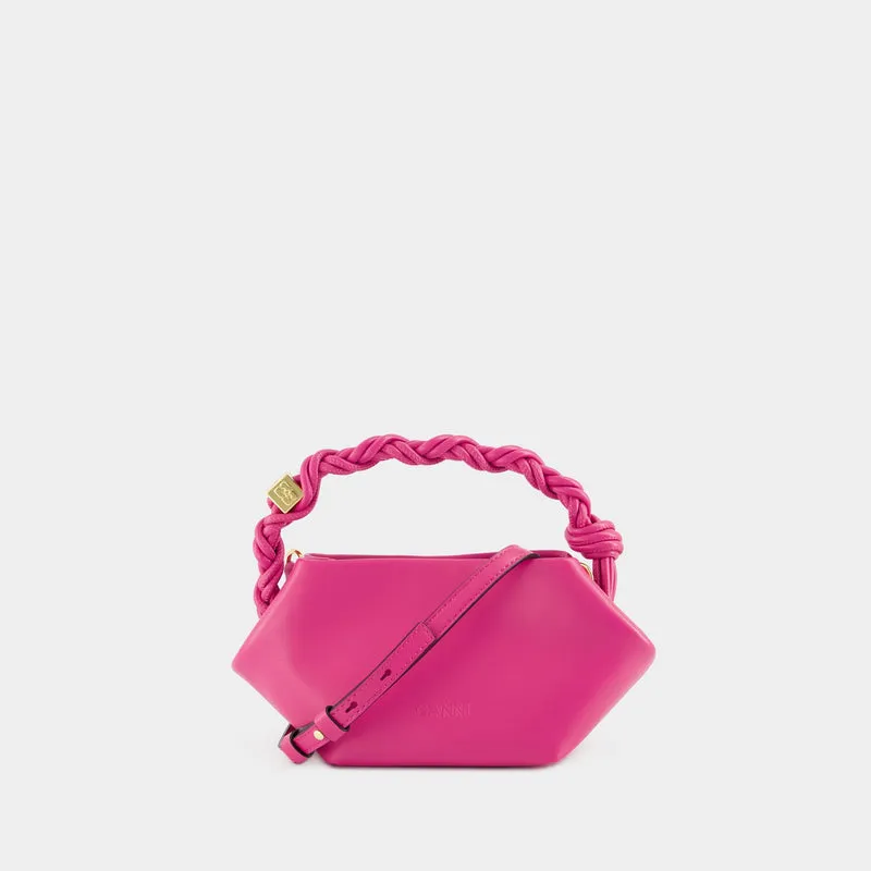 Ganni Bou Mini Crossbody - Ganni - Leather - Pink