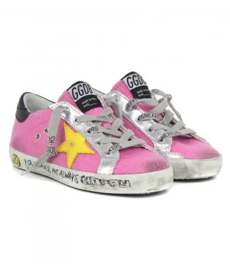 GOLDEN GOOSE CANVAS SIGNATURE FOXING SUPERSTAR SNEAKERS