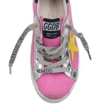 GOLDEN GOOSE CANVAS SIGNATURE FOXING SUPERSTAR SNEAKERS