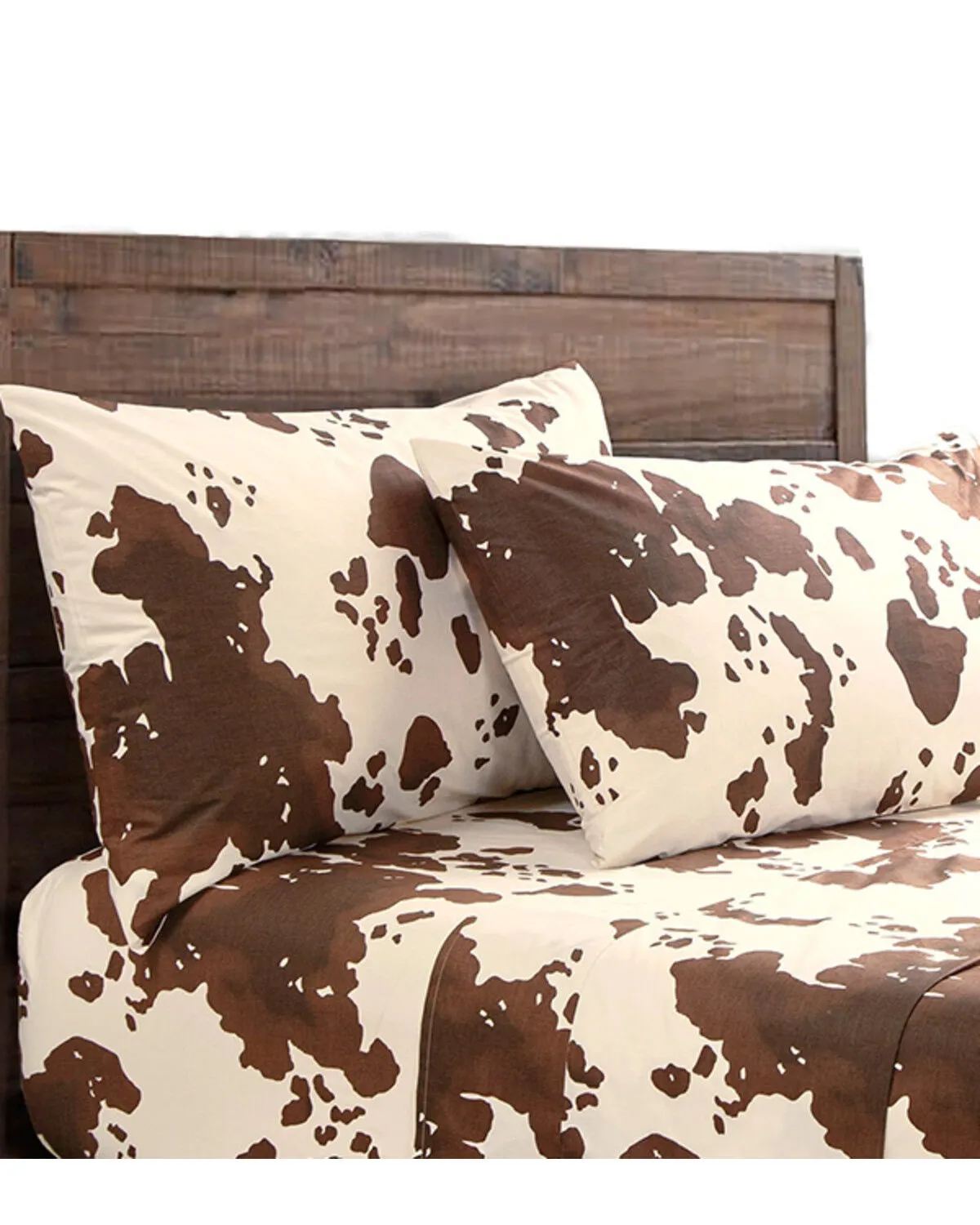 HiEnd Accents 200TC Cotton Elsa Cowhide 4 Piece Sheet Set - Queen Size