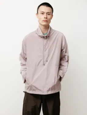 High Count Light Nylon Half Zip pullover - Light Purple