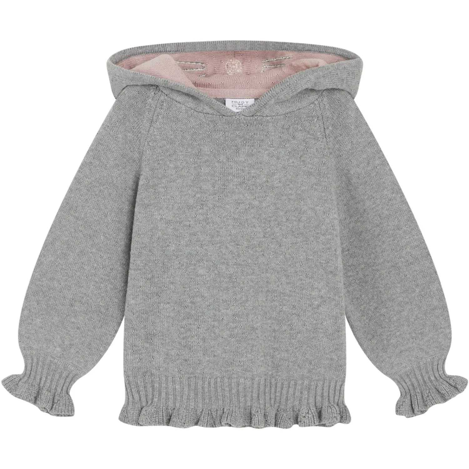 Hust & Claire Light Grey Melange Mini Pinja Pullover