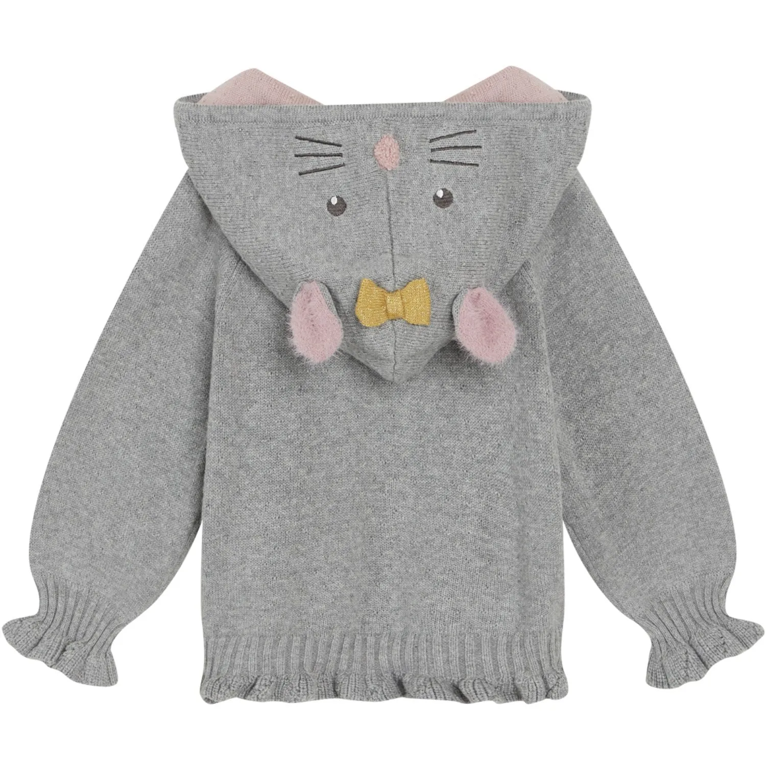 Hust & Claire Light Grey Melange Mini Pinja Pullover