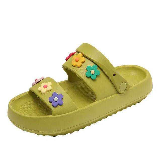 Indie Aesthetic Flower Sandals