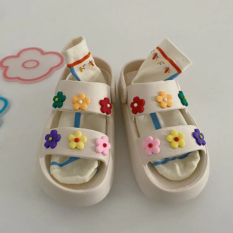 Indie Aesthetic Flower Sandals