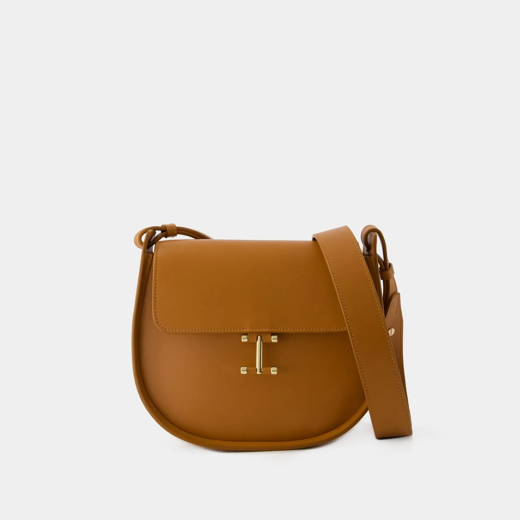 Ines de la Fressange  Senda Shoulder Bag  - Ines de la Fressange - Leather - Camel