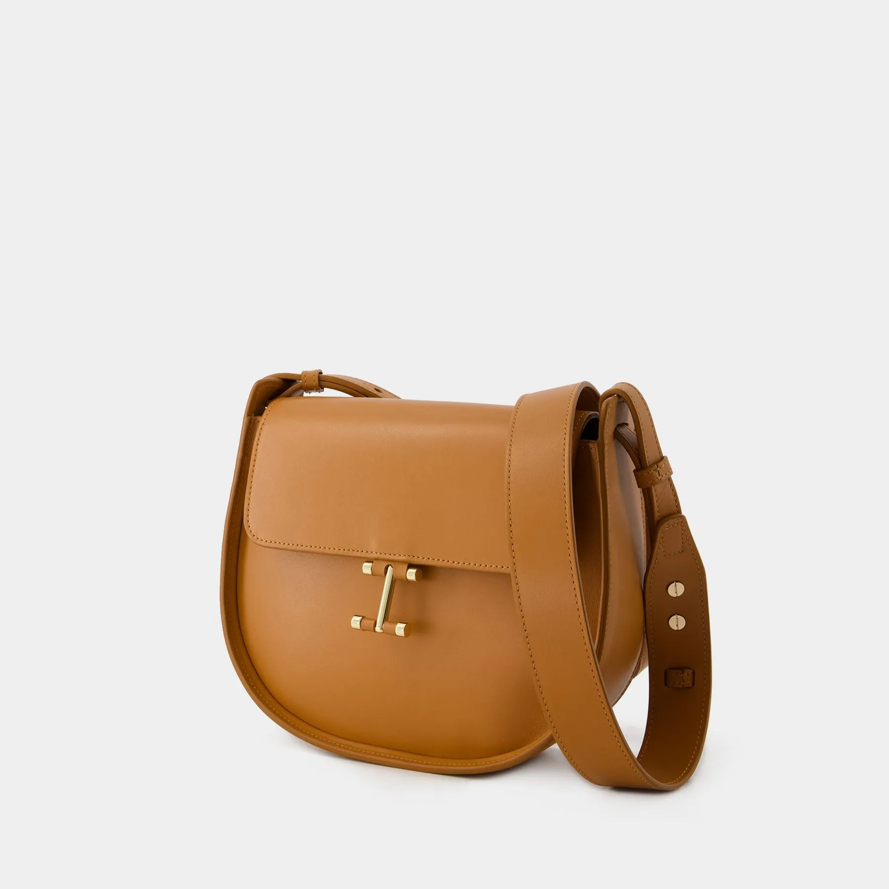 Ines de la Fressange  Senda Shoulder Bag  - Ines de la Fressange - Leather - Camel