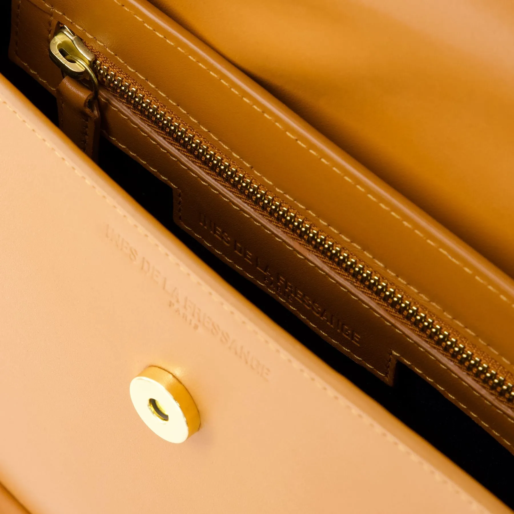 Ines de la Fressange  Senda Shoulder Bag  - Ines de la Fressange - Leather - Camel