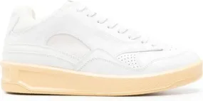 Jil Sander logo-debossed panelled sneakers White