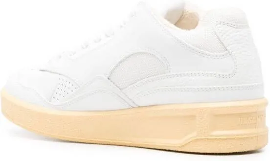 Jil Sander logo-debossed panelled sneakers White