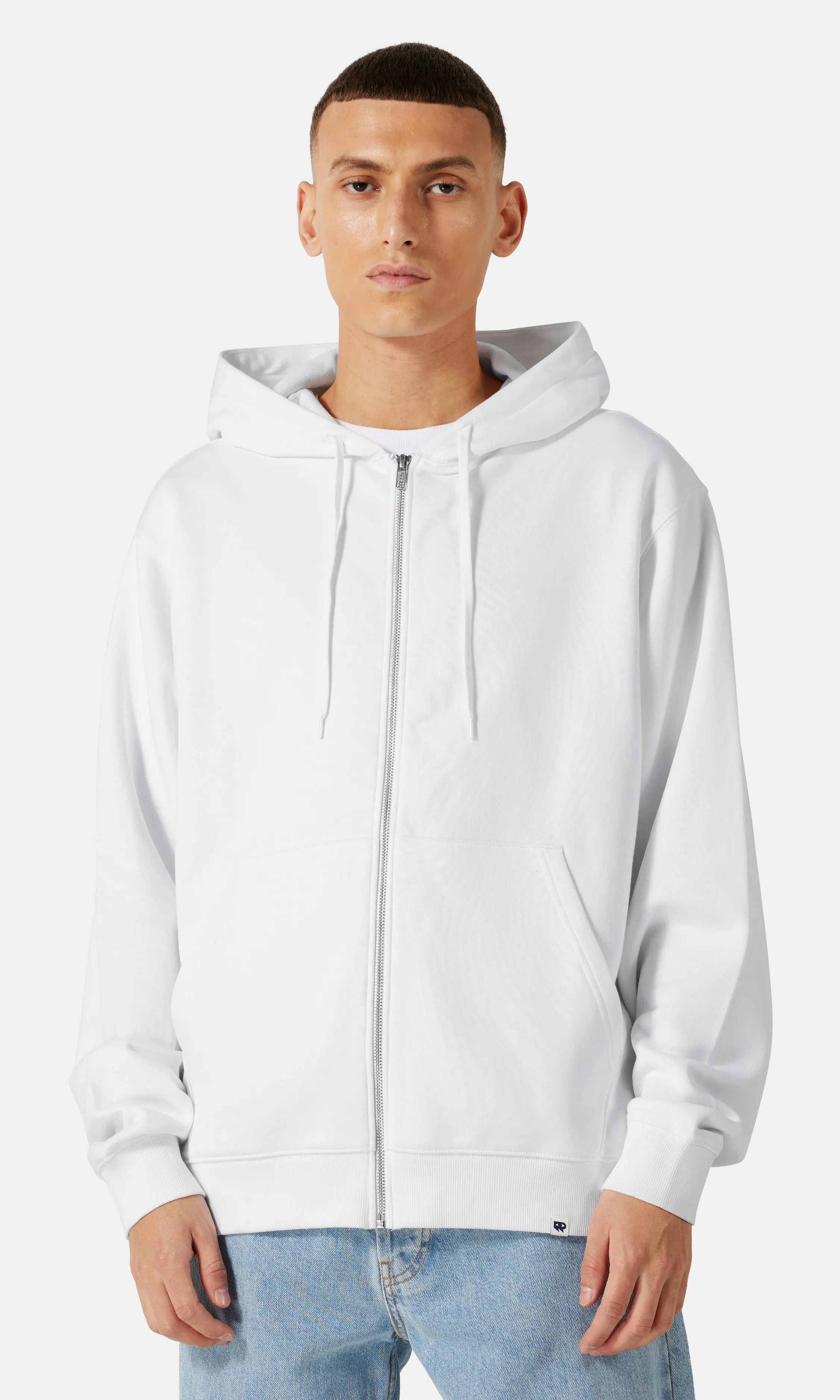 JUNKYARD Regular Zip-Hoodie White | Men | Junkyard