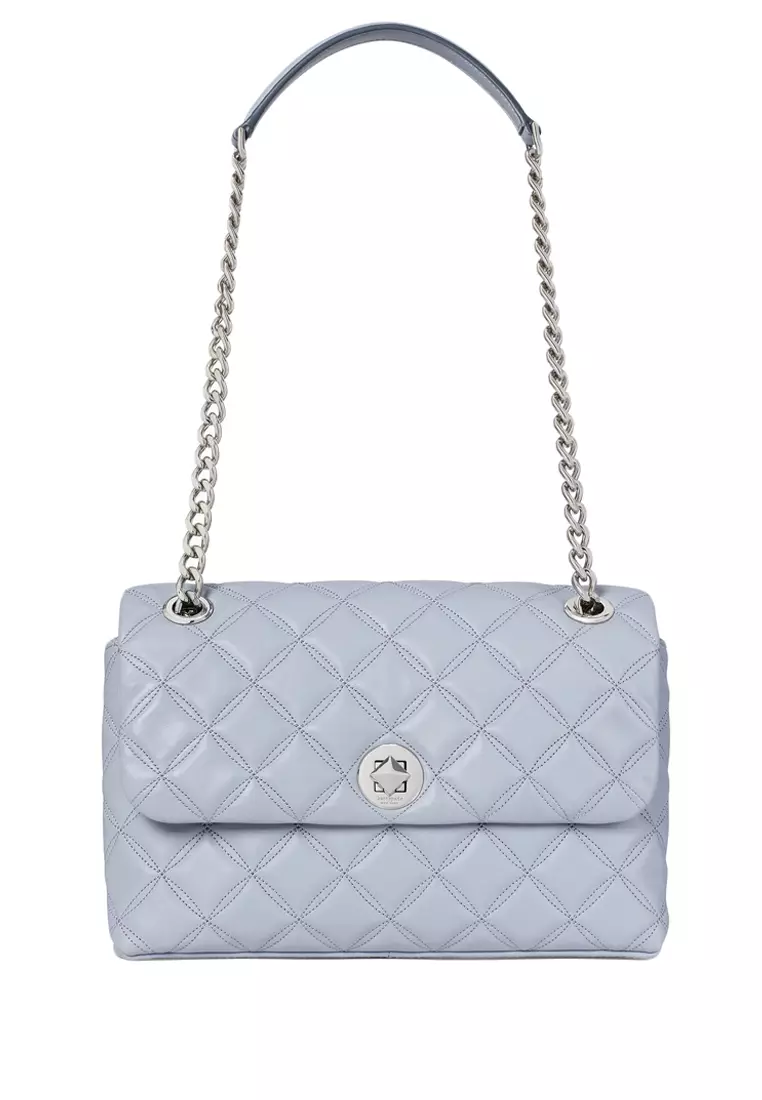 Kate Spade Kate Spade Natalia Medium Flap Shoulder Bag - Blue