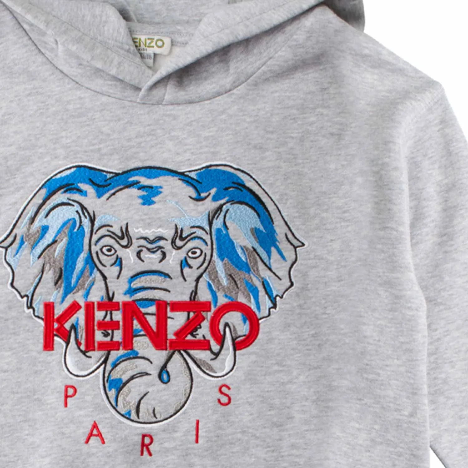 Kenzo Grey Hoodie For Boy And Teen