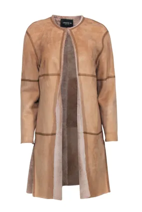 Lafayette 148 - Tan Shearling Jacket Sz M