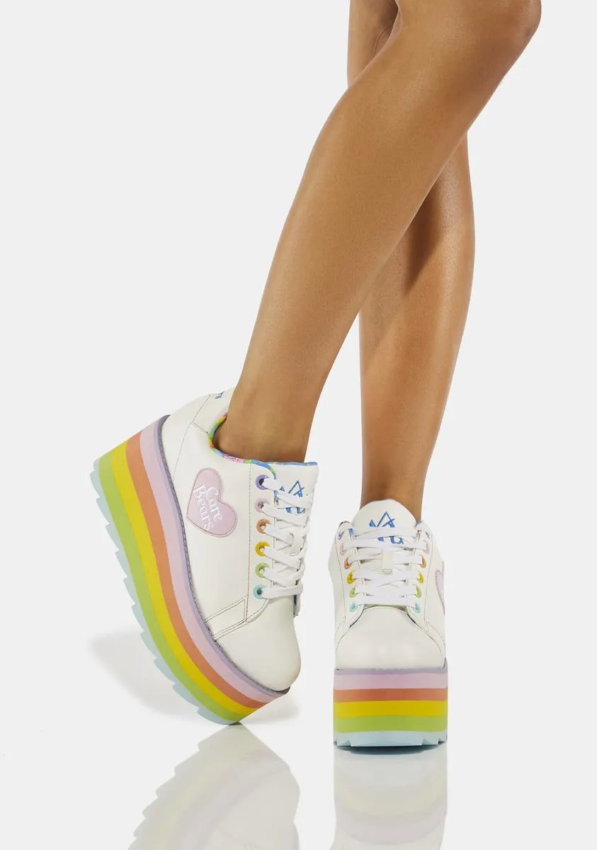 Lala Care Bears Platform Sneakers-