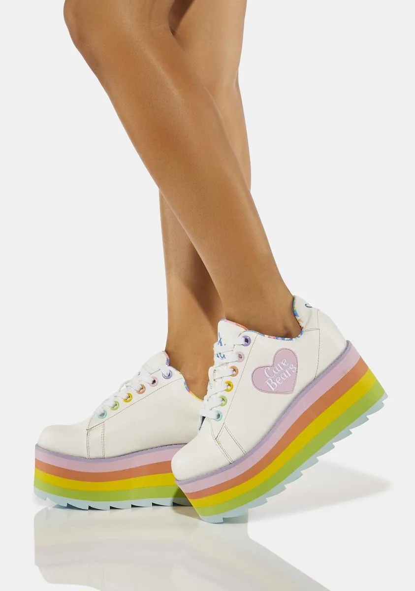 Lala Care Bears Platform Sneakers-